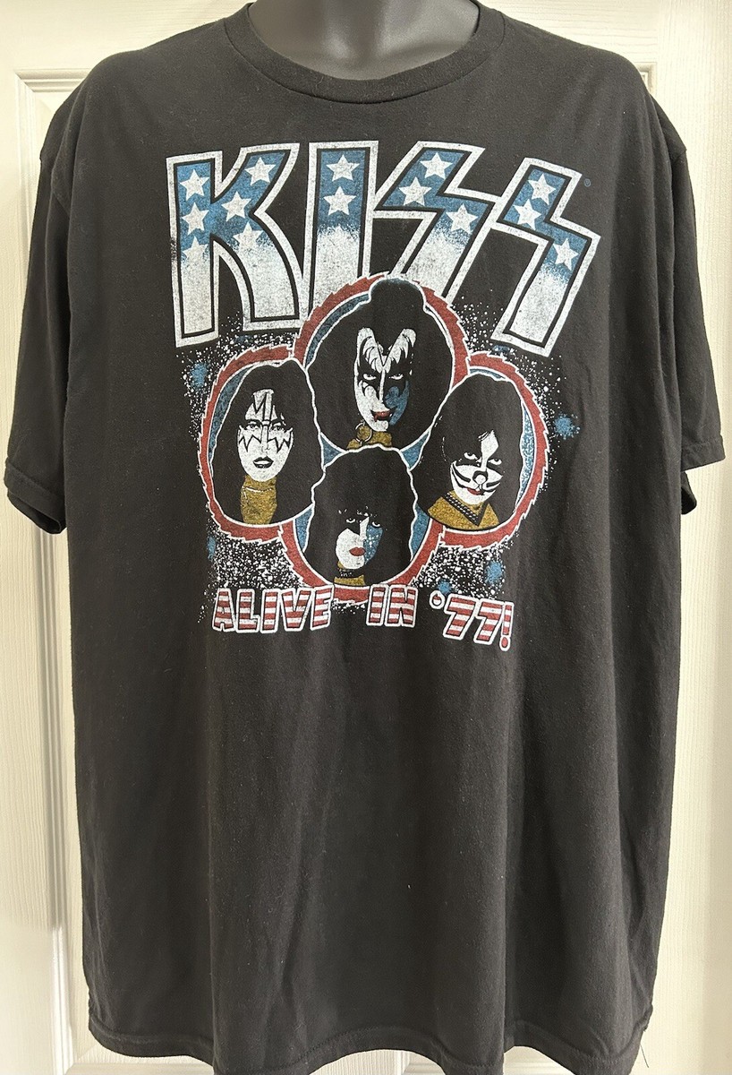 T-shirt homme Kiss - Alive Vintage - Black - 51715700