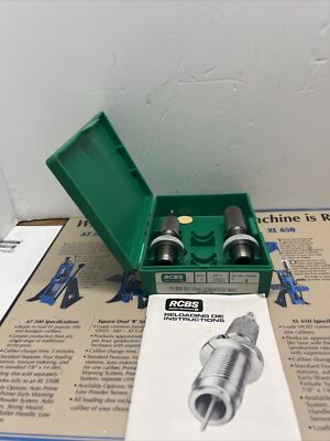 RCBS FULL -LENGTH DIE SET (2) 7Mm REMINGTON MAGNUM #13601 NOS