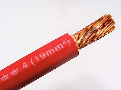 60' FT EXCELENE 2 AWG GAUGE WELDING & BATTERY CABLE RED USA NEW COPPER