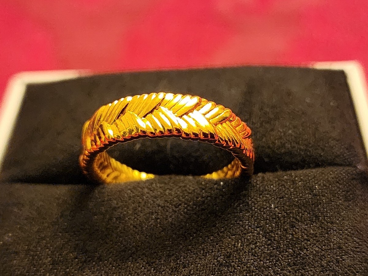 【MISSOMA】18Kゴールドプレート braid リング Missoma Braid Ring | eBay