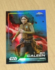 2024 Topps Star Wars Chrome BLUE Refractor BIX CALEEN 10 89/150