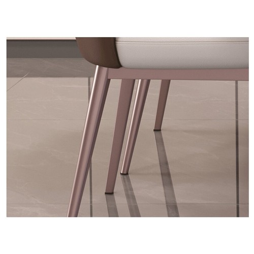 Modern minimalist dining table, chair backrest, small-sized apartment, high-end - Picture 20 of 23