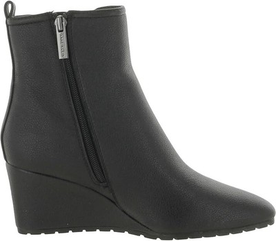 Anne Klein Womens Valore Faux Leather Pointed Toe Booties  display picture 3