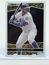 🔥 2021 Topps Chrome Update Black and Gold Insert Pete Alonso BG-14 Mets ⚡️
