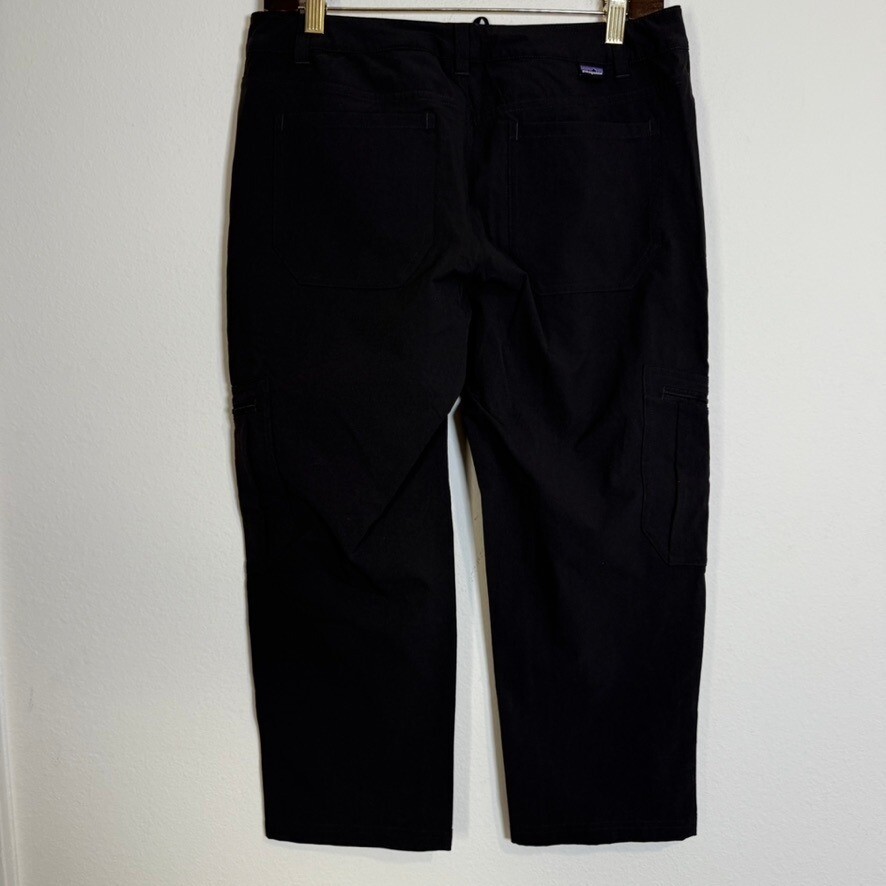 Patagonia Womens Black Cargo Hiking Pants Capri Cropped Lightweight Size 6 thumbnail 4