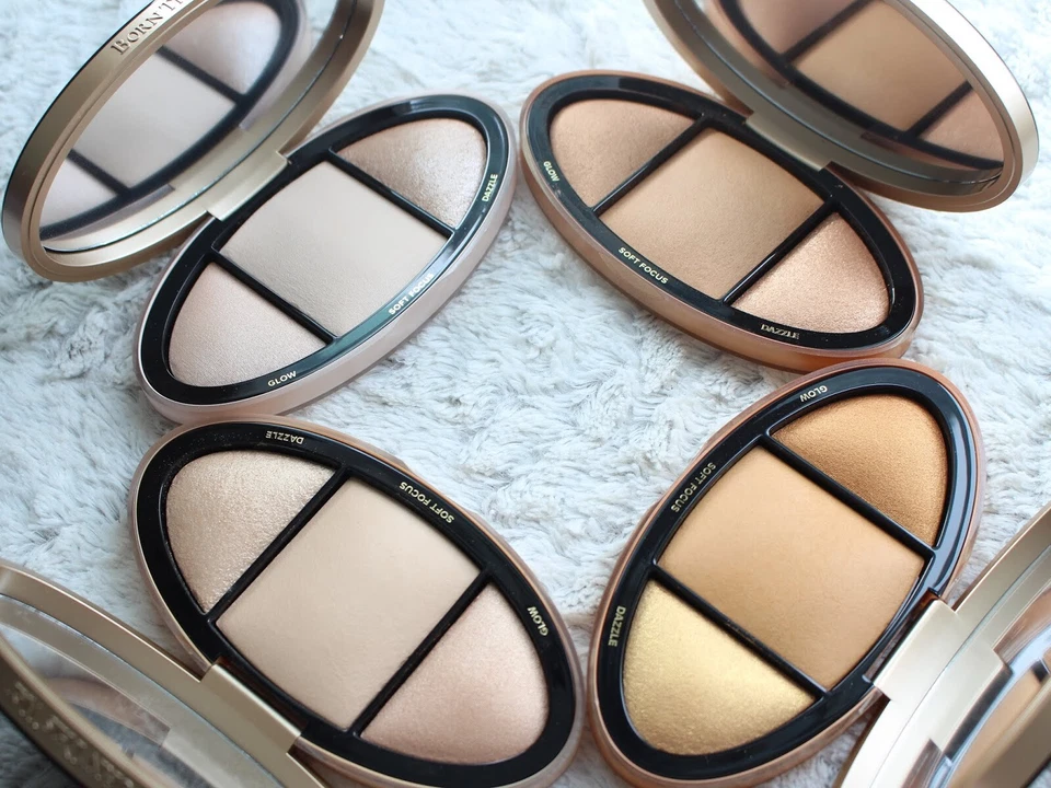 Too Faced BORN THIS WAY Turn Up The Light Complexion Highlighting Pallet-3 Shade - Image 2 of 2