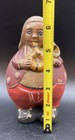 Vintage Chulucanas Peru Man Clay Pottery Sculpture Folk Art Round RARE — photo 6
