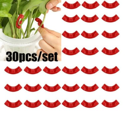 30Pcs Plant Bender Plastic 90 Degree Branch flower Bending Clips Clamps Training