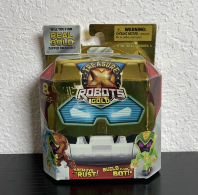 Treasure X Robots Gold Mini Robots Remove, Build, Discover Mystery Pack Moose