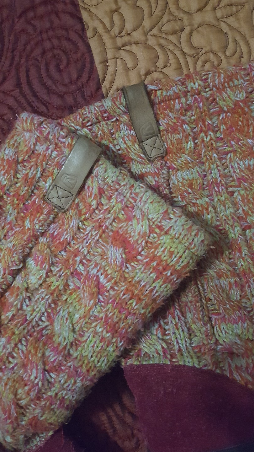 Stivali KEEN da donna in pelle scamosciata e lana lavorati a maglia rosa multicolore taglia 39 US 6