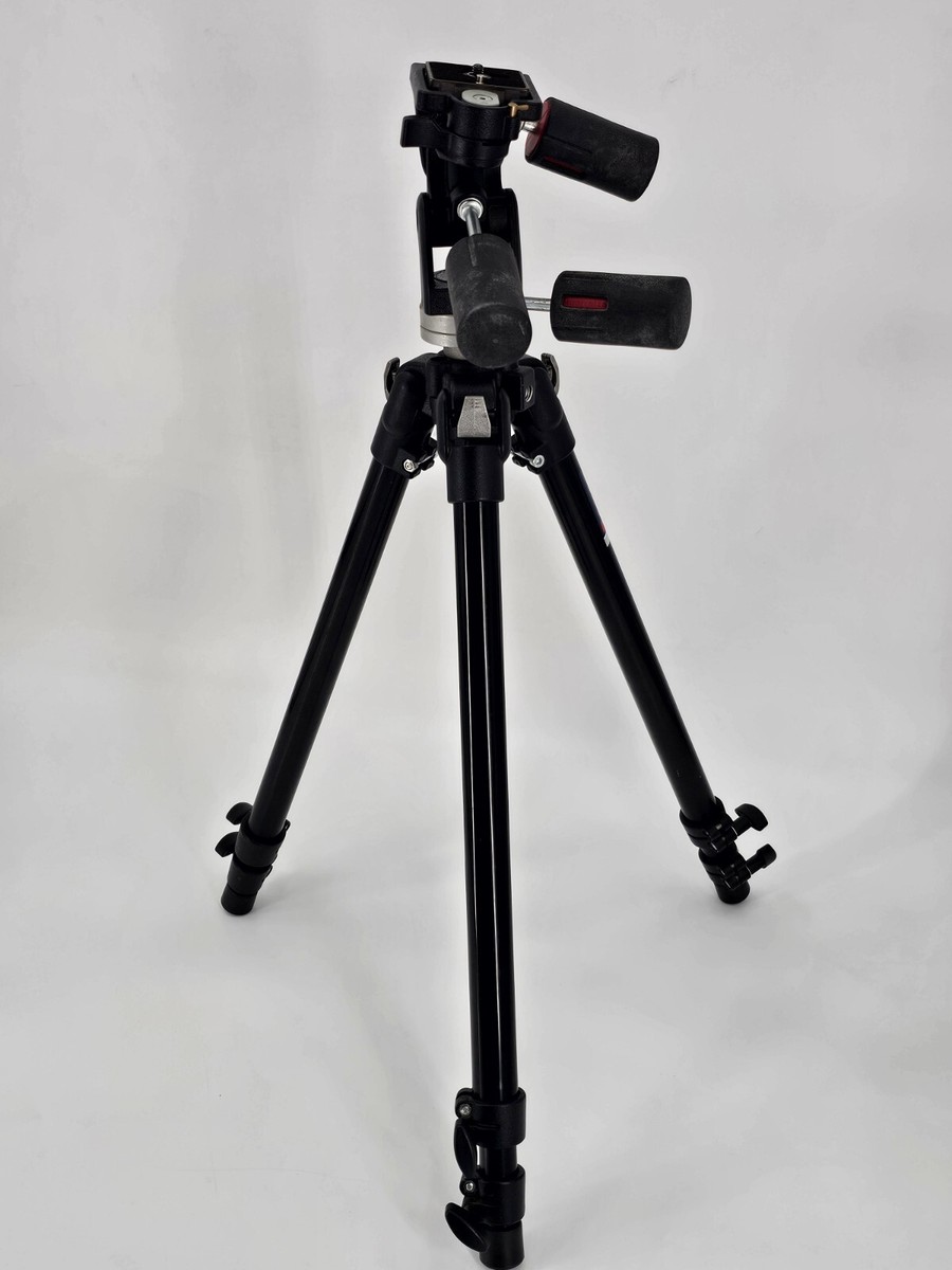 Pro Camera Tripod Bogen Manfrotto 3205 & 3030 Head Made in Italy