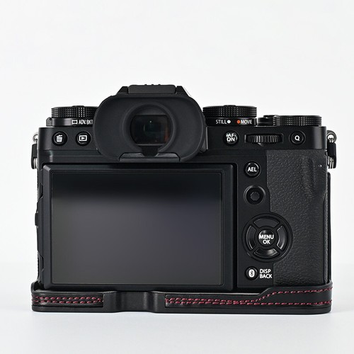 Leather Half Case for FUJI X-T5 FUJIFILM XT5 Grip With Strap - Picture 6 of 26