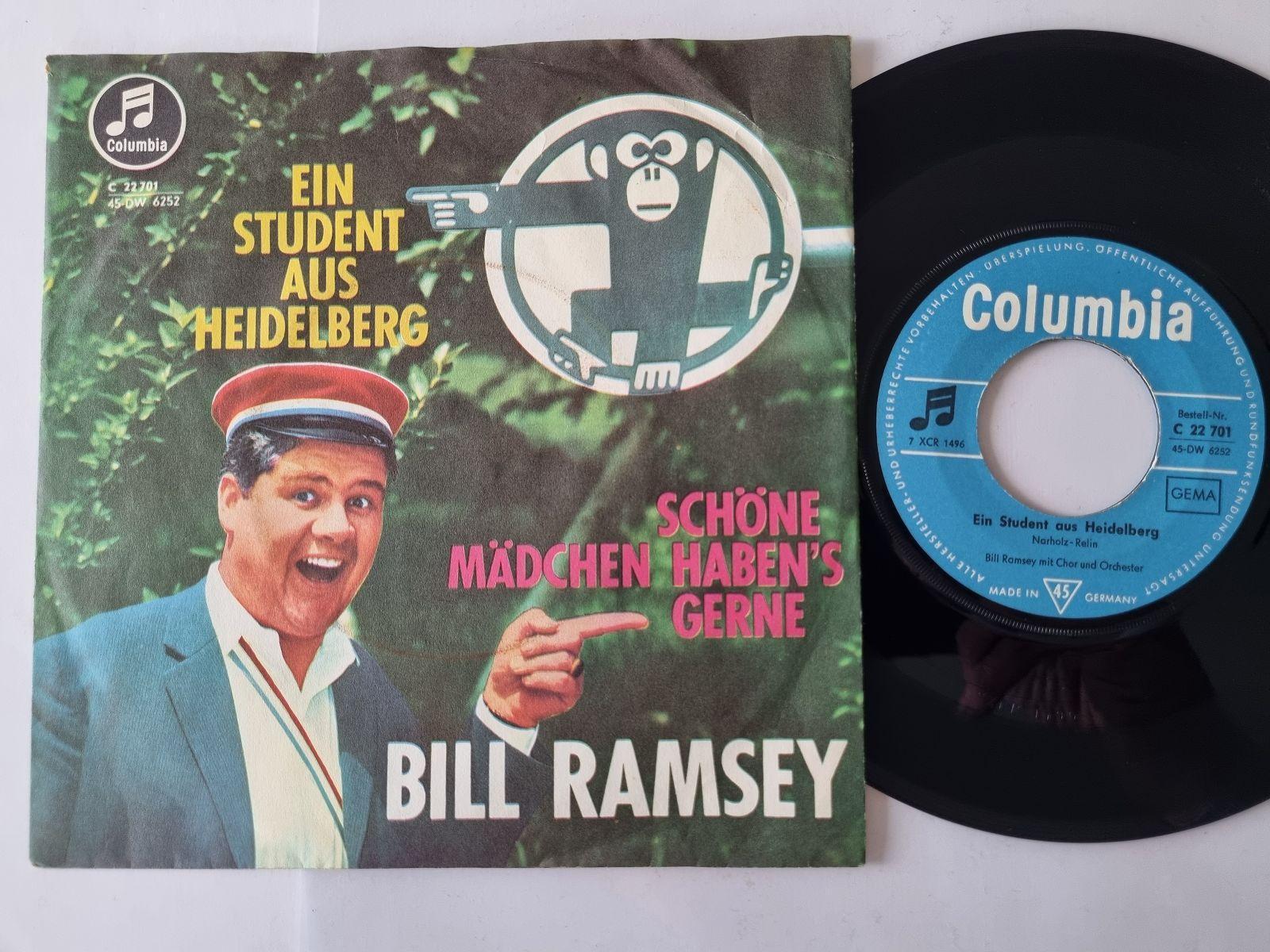 7"" Single Bill Ramsey - Ein Student aus Heidelberg Vinyl Germany