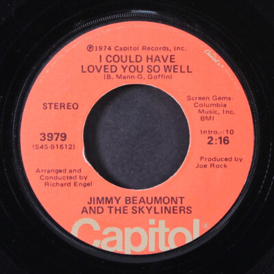 JIMMY BEAUMONT & SKYLINERS: i could have loved you so well CAPITOL 7'' Single