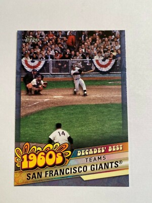 2020 Topps Series 1 Deacades Best Blue San Francisco Giants DB-23 