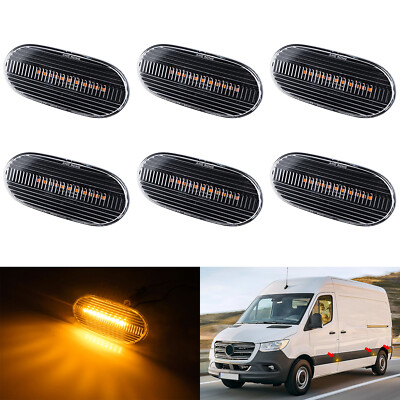 6x LED Blinkleuchte Seitenblinker Blinker für VW Crafter 30-50 Van 2E 2011-2016