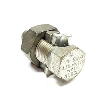 SWA-7 Penn-Union Aluminum Split Bolt Connector, 6 SOL, 1/0 STR, AL9CU