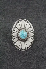 Turquoise & Sterling Silver Ring - Marita Benally - Size 8