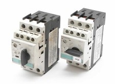 2x Siemens 3RV1021-1EA10 E-Stand: 05 Circuit Breaker + 3RV1901-1E E: 03 -used-