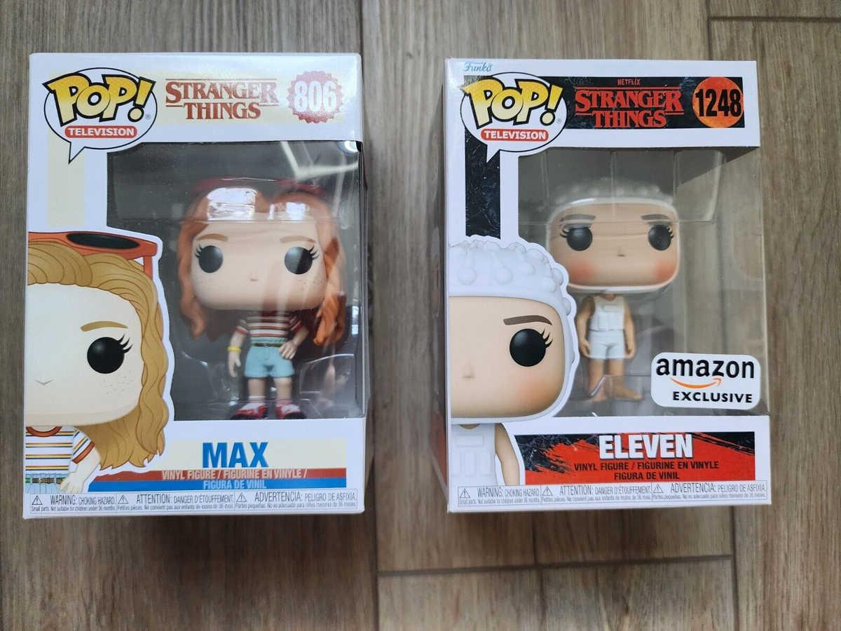 NEWFunko Pop! Stranger Things #806 #1248 Eleven and MAX - 2 Pack