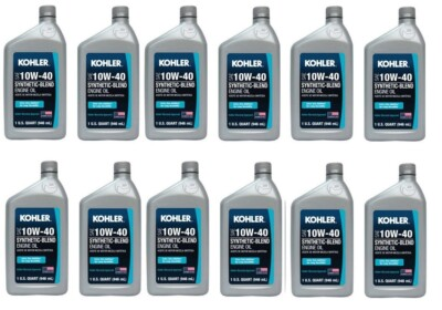 #ad #ad Kohler Part Number 25 357 70 S Genuine OEM Case 10W40 Synthetic Blend Engine Oil $99.09