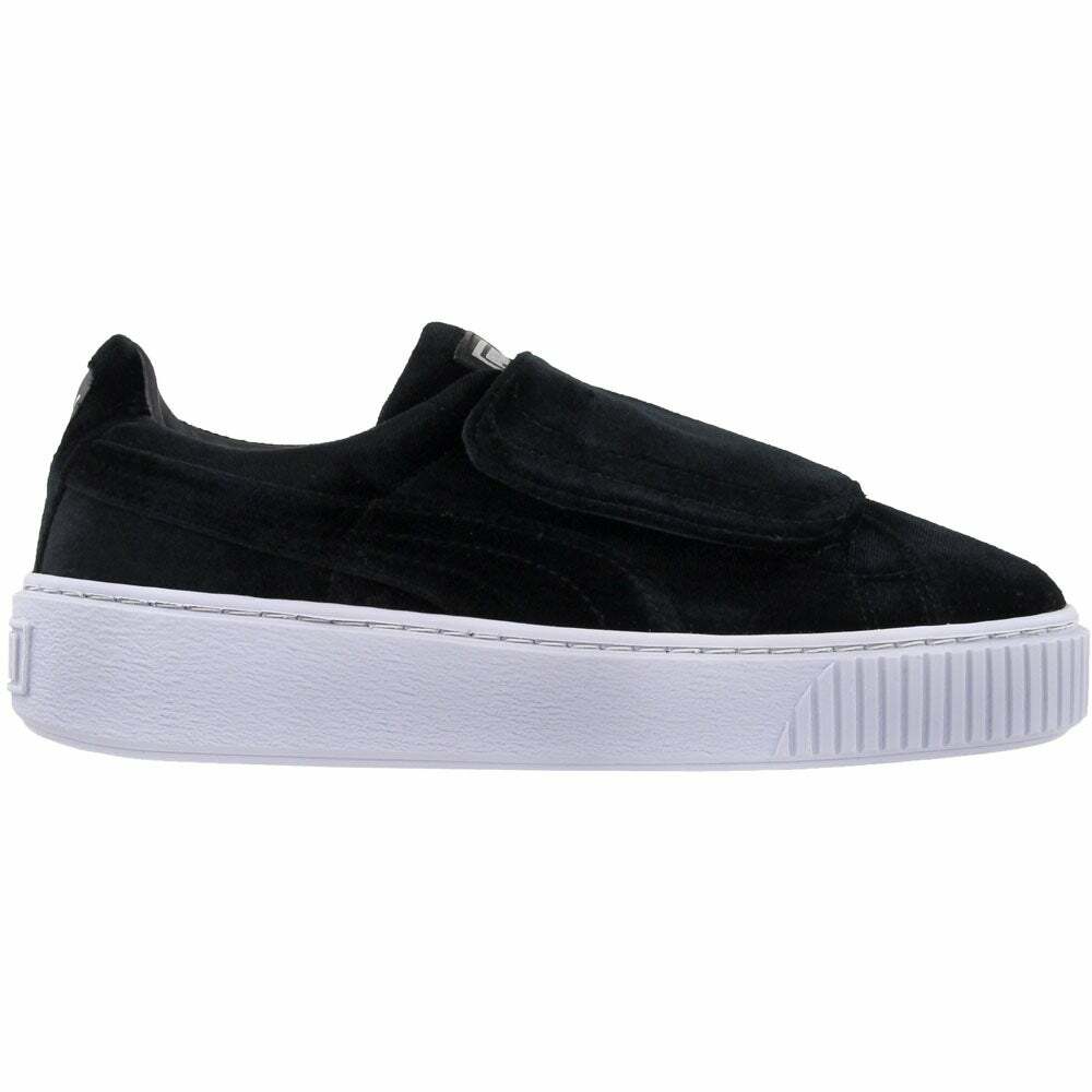Puma 364068-01 Womens Basket Platform Strap Velvet Rope Platform Sneakers |  eBay