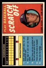 1970 Topps Scratch-Offs Baseball #15 Claude Osteen GD *d5