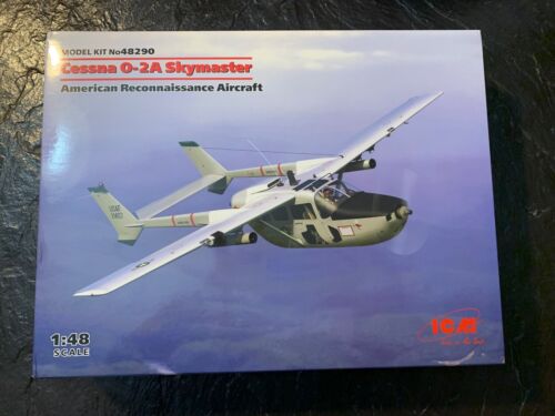 1/48 ICM Cessna O-2A Skymaster US Reconnaissance Aircraft 48290 Factory Sealed