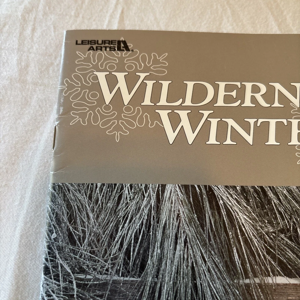 Vintage LEISURE ARTS CROSS STITCH “WILDERNESS WINTER” Book/pattern (c 2000) - Image 3 of 4