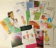 Pack/LOT of 25 Brand New Various Birthday Cards w/ Envelopes - Incredible value