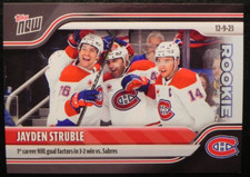 2023-24 23/24 TOPPS NOW NHL Stickers ROOKIE  #57 Jayden Struble Canadiens