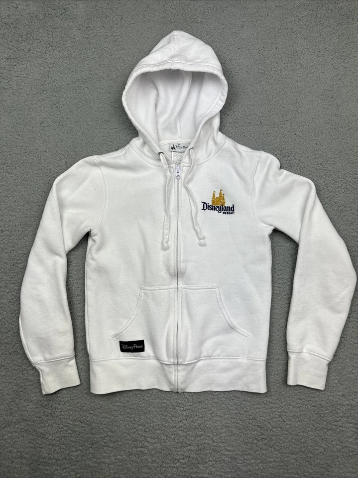 Sudadera con Capucha Walt Disney World Castillo Dorado Bordada Cremallera Pequeña Juvenil Foto 4 de 4