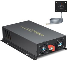 Power Inverter 3000W Pure Sine Wave 12V/24V to 230V 240V Remote Switch Car Truck