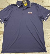 AUBURN UNIVERSITY TIGERS Men's Polo Shirt Under Armour Large Licensed NWT
