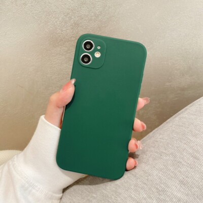 Silikon Hülle Für iPhone 16 15 14 13 Pro Max 12 11 Slim Handy Schutz Tasche Case