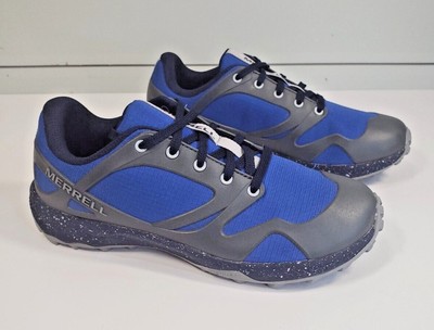 SZ 6Y Merrell Altalight  Blue Gray Youth Kids Boys Hiking Trail Shoes Sneakers