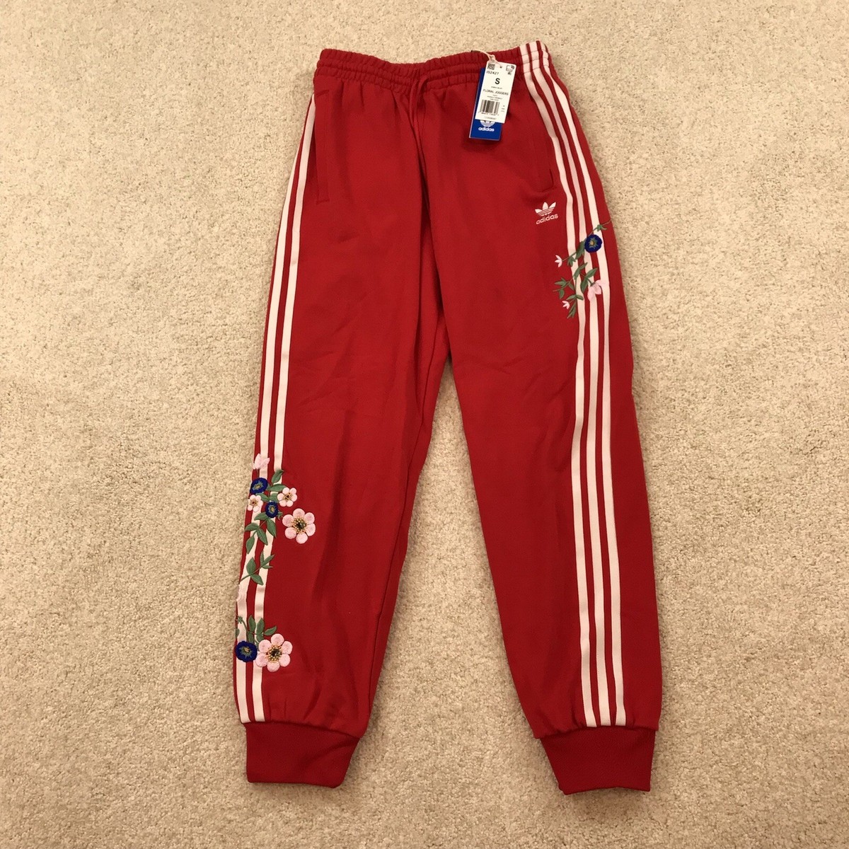 adidas floral joggers