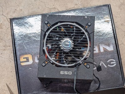 EVGA NEX650G 650W PC PSU Power Supply 80 Plus Gold Modular Antec Truequiet Fan
