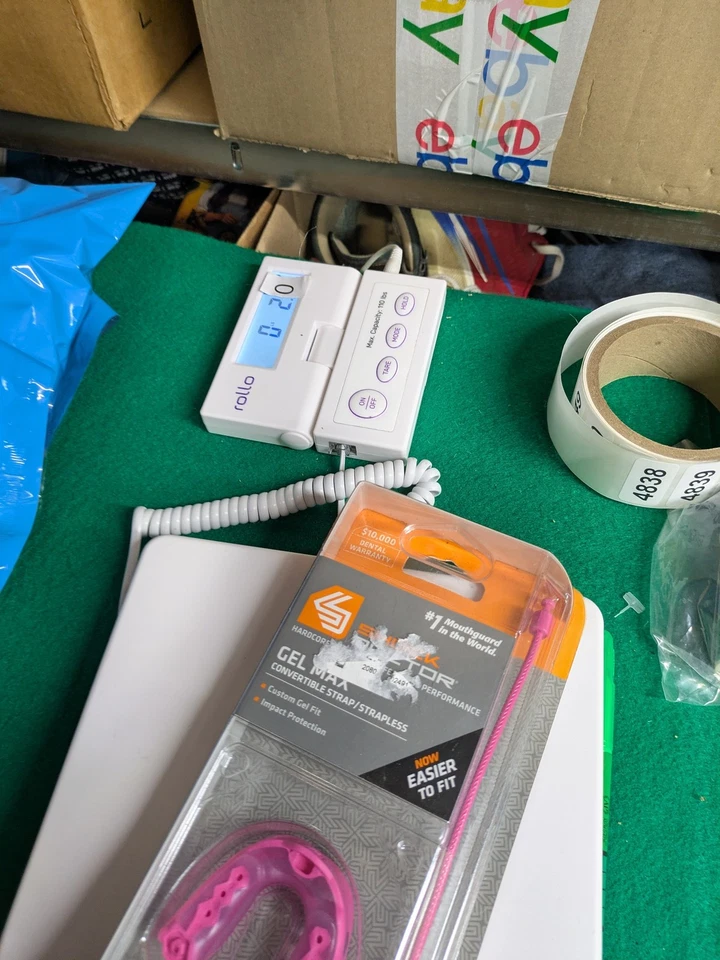 Protector Bucal Shock Doctor Gel Max Adulto 11+ Correa Rosa/Sin Tirantes Ajuste Personalizado Deportes Foto 4 de 4