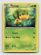 Pansage 7/114 Common Black & White Pokemon Near Mint