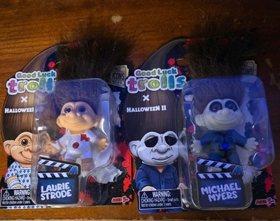 Good Luck Trolls Michael Myers & Laurie Strode Halloween II Troll Dolls Set of 2