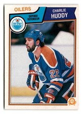 1983-84 Charlie Huddy O-Pee-Chee OPC Rookie - Edmonton Oilers