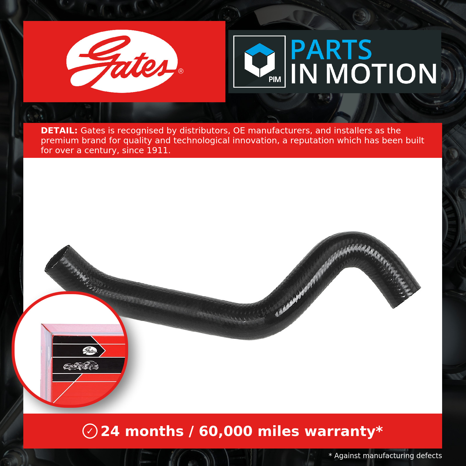 ✅Fits GATES GAT05-3231 Radiator Hose GAT05-3231 Cooling system rubbe ⭐UK Seller⭐ - Image 6