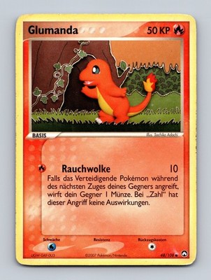TCG Pokemon Karte Glumanda PK 48/108 DE Sachiko Adachi Power Keepers
