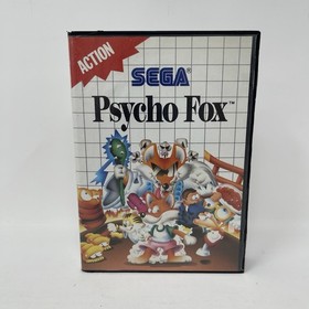 Psycho Fox Sega Master System Authentic SMS CIB w/Manual Misprint Label - Tested