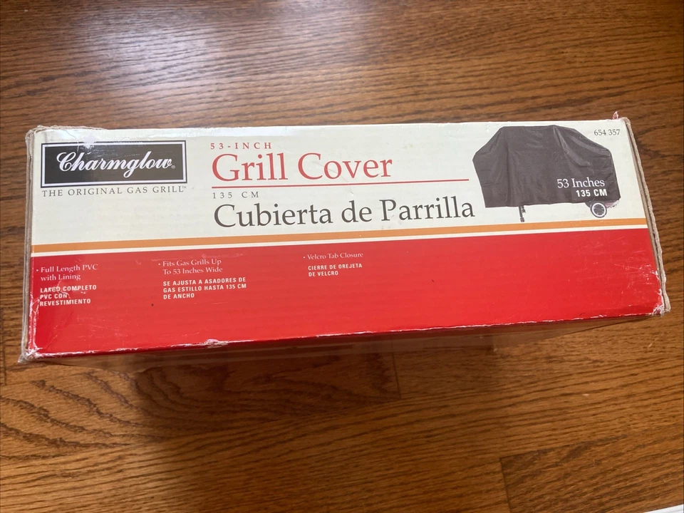 老式燃气烧烤架重型保护套 53 英寸 x 35 英寸 x 21 英寸 Charmglow 654357 — 第 3/4 张图片