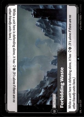 Verbotsabfälle 210/219 Uncommon Unleashed Riftbound Near Mint