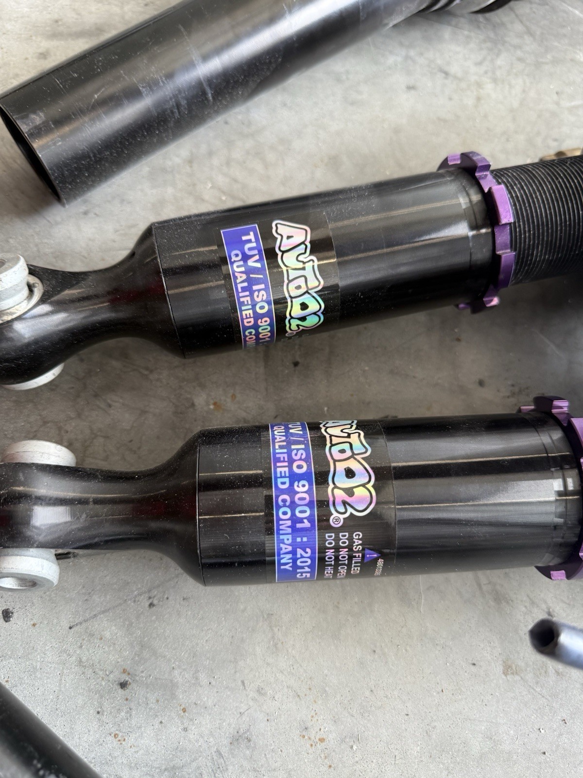 2018-2020 991.2 Porsche 911 GT3RS D2 Air Suspension Struts