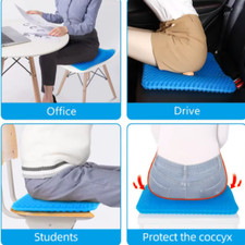 Honeycomb Gel Seat Cushion 2.5cm Thick Cooling Orthopedic Support Honeycomb Gel Seat Cushion 2.5cm Thick Cooling Orthopedic Support