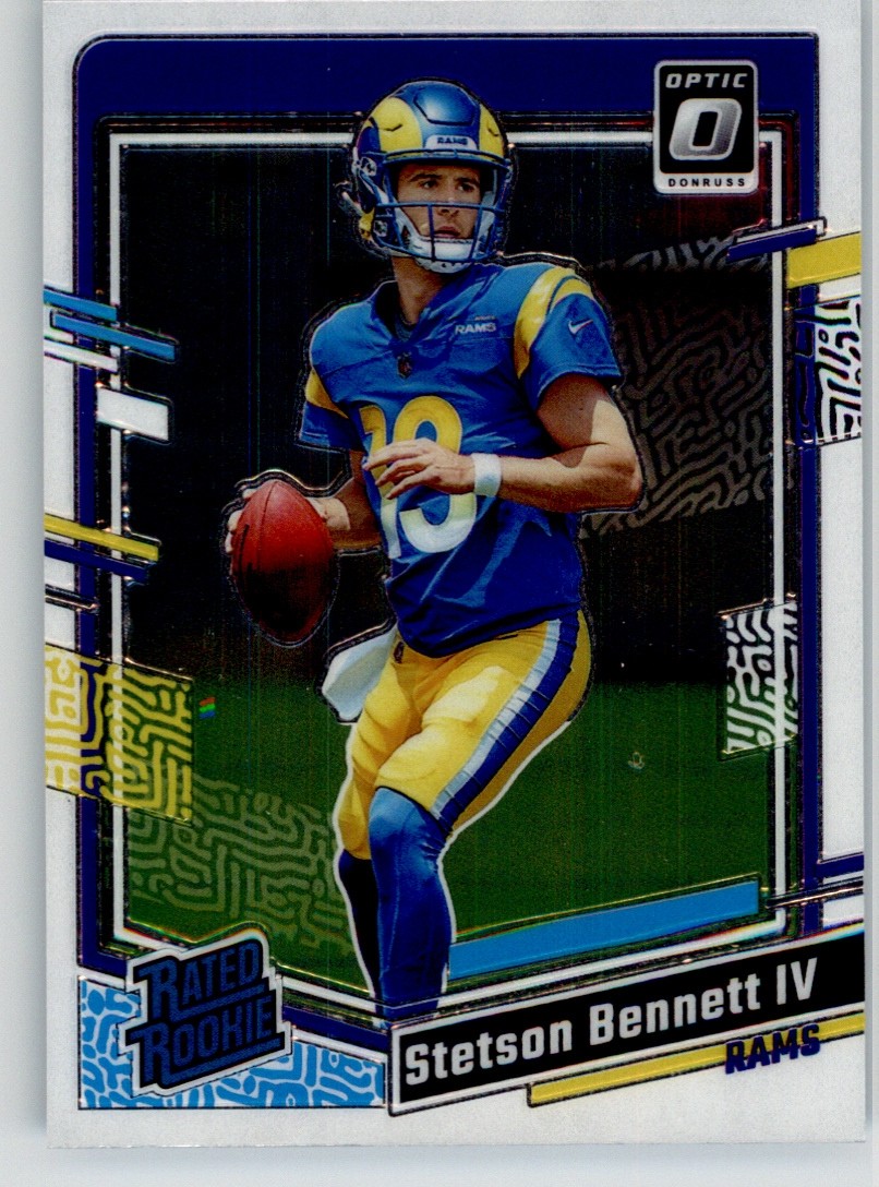 Stetson Bennett 2023 Donruss Optic 267 Georgia Rams Rookie